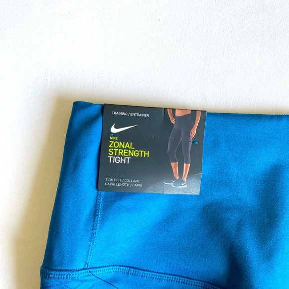 New Nike Zonal Strength Capri Tights - Picture 7 of 10